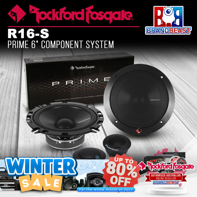Rockford Fosgate R16-S Prime 6" Component System
