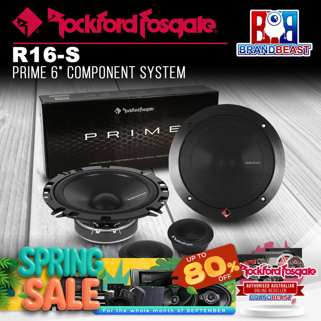 Rockford Fosgate R16-S Prime 6" Component System