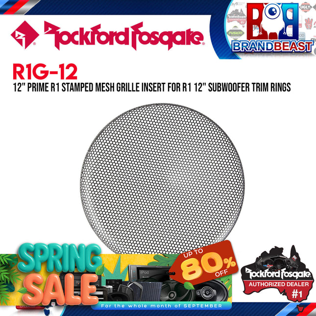 Rockford Fosgate R1G-12 12" Prime R1 Stamped Mesh Grille Insert