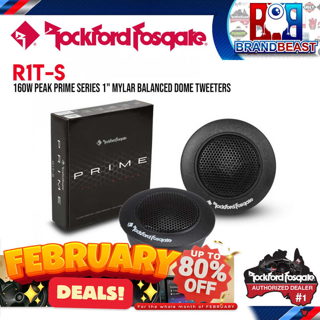 Rockford Fosgate R1T-S Prime 1" Tweeter Kit (Pair)