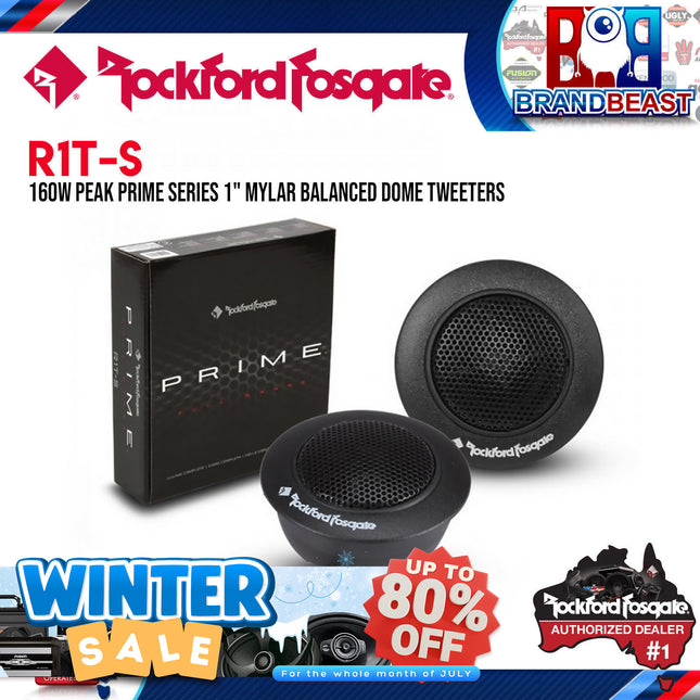 Rockford Fosgate R1T-S Prime 1" Tweeter Kit (Pair)