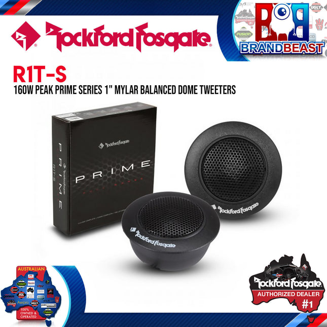Rockford Fosgate R1T-S Prime 1" Tweeter Kit (Pair)
