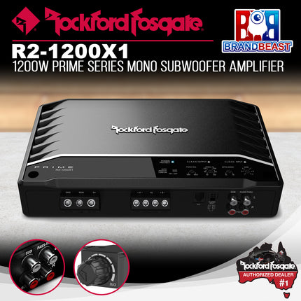 Rockford Fosgate R2-1200X1 Prime 1200 Watt Mono Amplifier