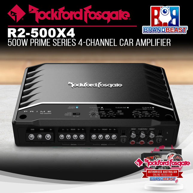 Rockford Fosgate R2-500X4 Prime 500 Watt 4-Channel Amplifier