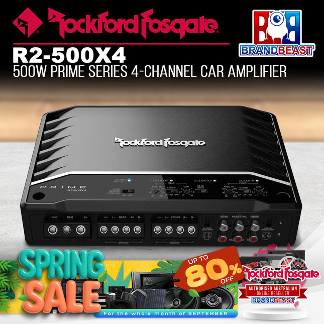 Rockford Fosgate R2-500X4 Prime 500 Watt 4-Channel Amplifier