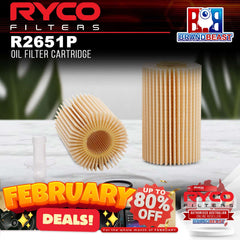 Ryco R2651P Oil Filter Cartridge