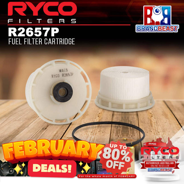 Ryco R2657P Fuel Filter for Toyota Landcruiser VDJ200R, VDJ76/78/79/Lexus