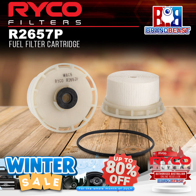 Ryco R2657P Fuel Filter for Toyota Landcruiser VDJ200R, VDJ76/78/79/Lexus