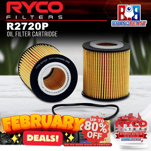 Ryco R2720P Oil Filter Cartridge