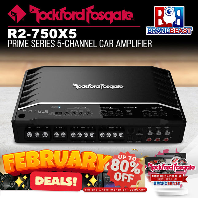 Rockford Fosgate R2-750X5 Prime 750 Watt 5-Channel Amplifier