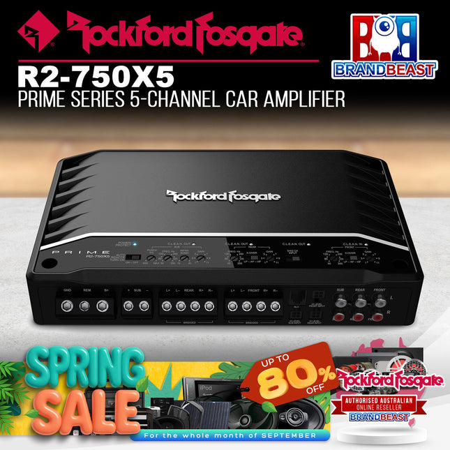Rockford Fosgate R2-750X5 Prime 750 Watt 5-Channel Amplifier