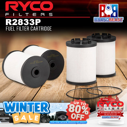 Ryco R2833P Fuel Filter Cartridge