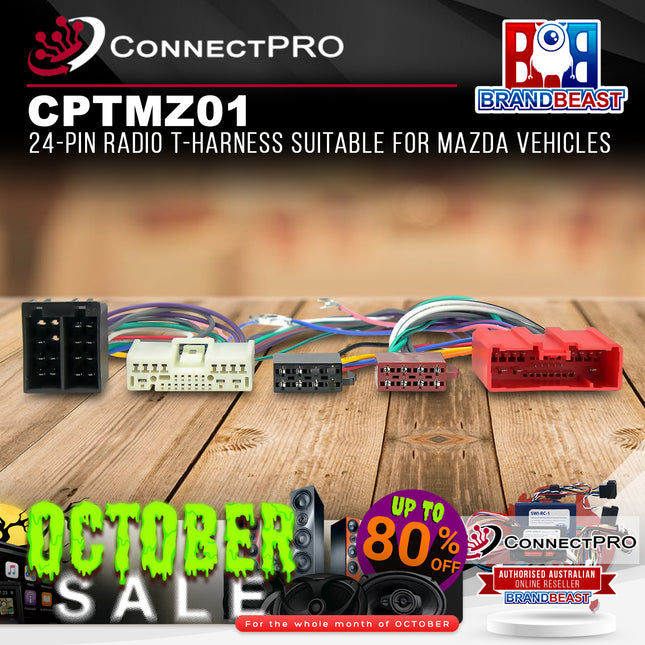 ConnectPRO CPTMZ01 24-Pin T-Harness Suitable For Mazda Vehicles