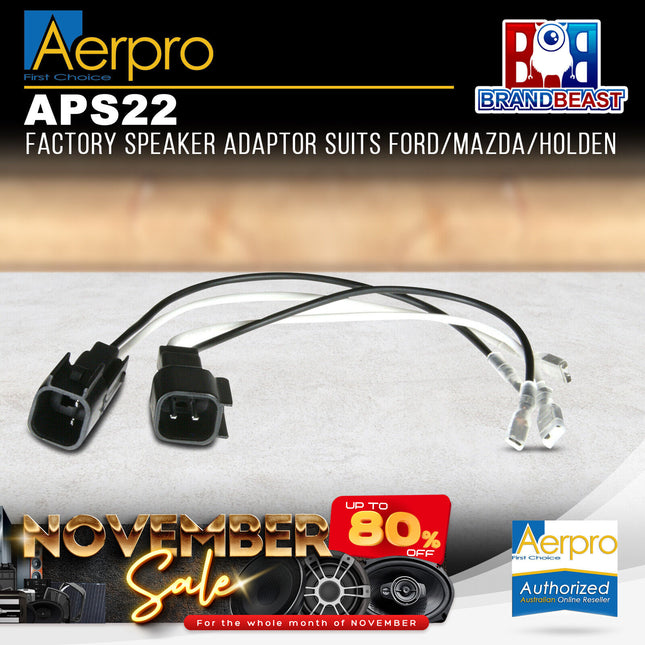 Aerpro APS22 Factory Speaker Adaptor Suit Ford/Mazda/Holden