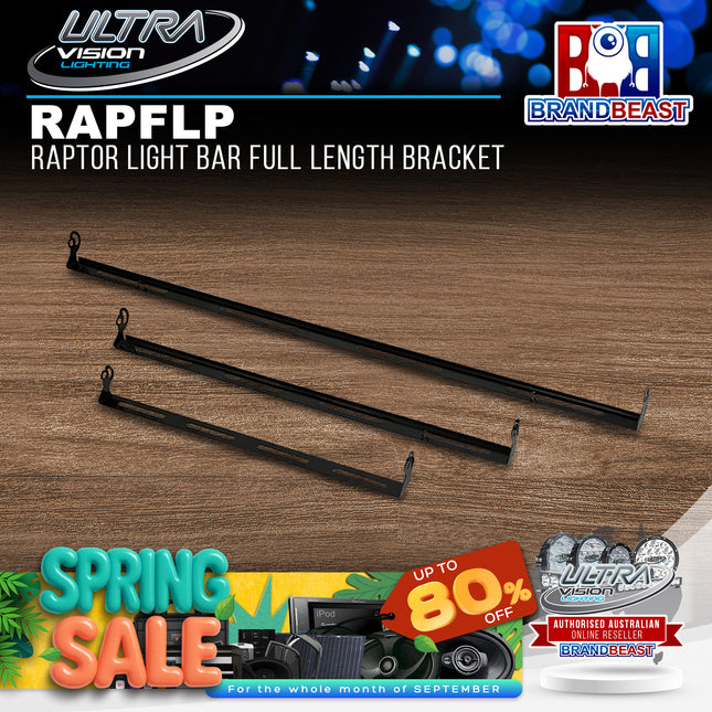 Ultra Vision Lighting RAP060FLB Raptor Light Bar Full Length Bracket - 60W