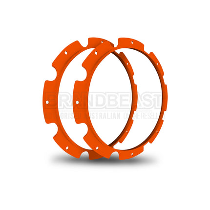 Ultra Vision Lighting RAP70RIM/ORANGE-KIT Raptor 70W Driving Light Rim Kit - Orange