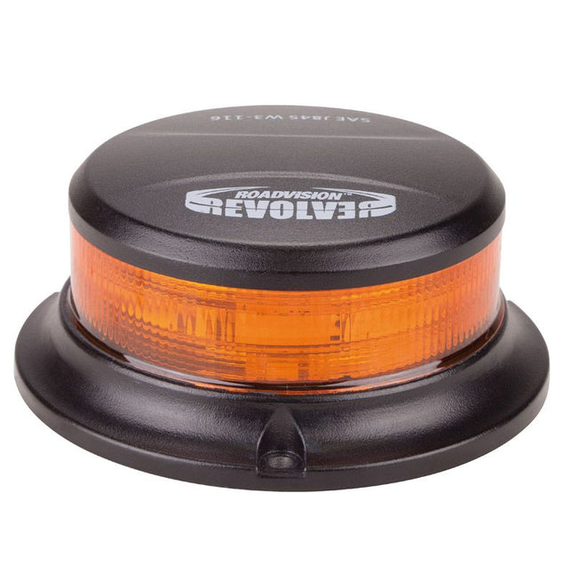 Roadvision RB112MY Revolver Low Profile LED Beacon Amber Magnetic Mount