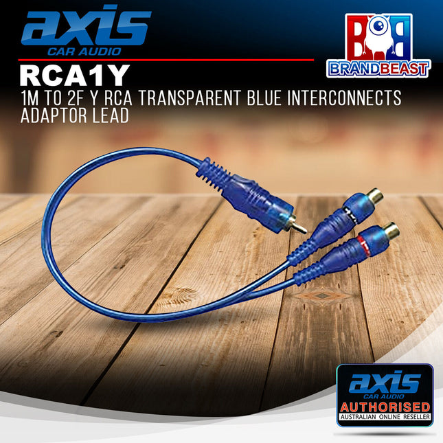 Axis RCA1Y 1Male to 2Female Y RCA Adaptor Lead