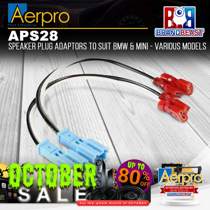 Aerpro APS28 Speaker Plug Adaptors Suit BMW & Mini Various Models