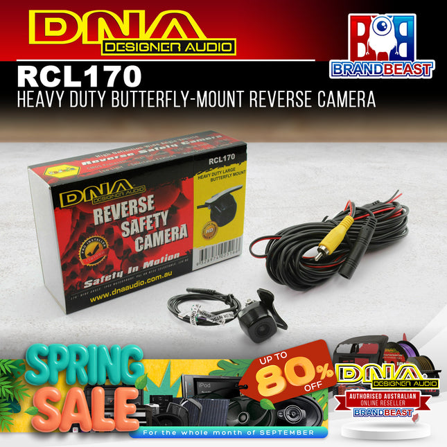 DNA RCL170 CMOS Reverse Camera Large Butterfly Mount - PAL/NTSC