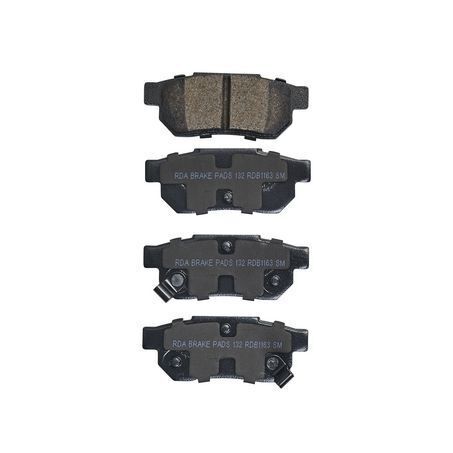 RDA BRAKES RDB1163 GP Max Genaral Purpose Brake Pad Set