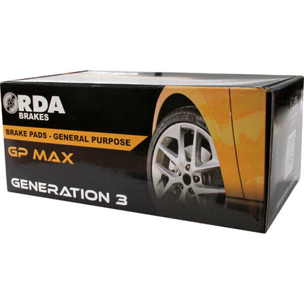 RDA BRAKES RDB2416 GP Max Genaral Purpose Brake Pad Set