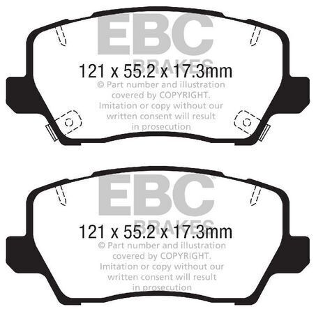 RDA BRAKES RDB2448 GP Max Brake Pads