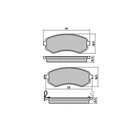 RDA BRAKES RDC1148 Phantom Ceramic Pads