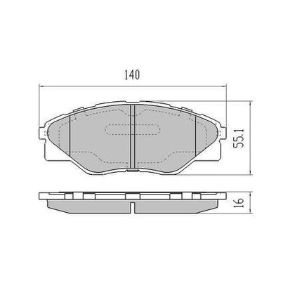 RDA BRAKES RDC2057 Phantom Ceramic Pads