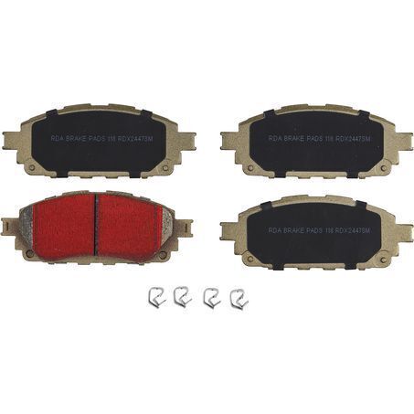 RDA Brakes RDX2447SM Extreme Brake Pad Set Front Suits Toyota