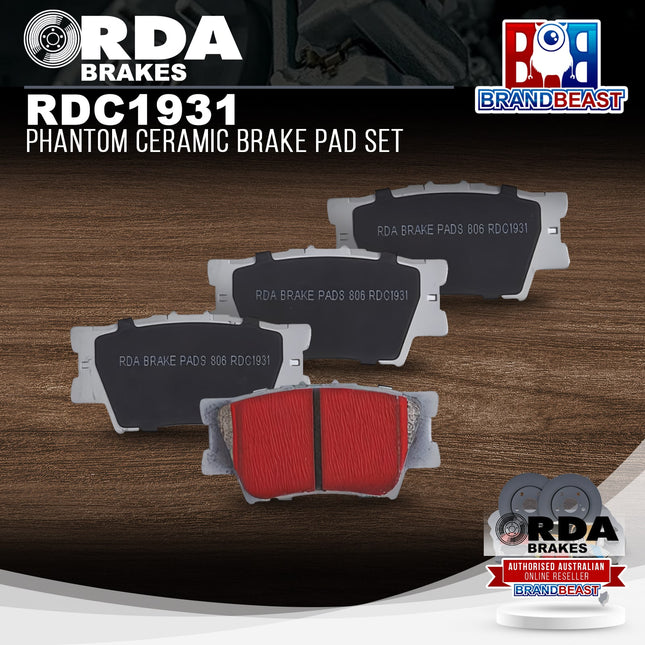 RDA BRAKES RDC1931 Phantom Ceramic Brake Pad Set