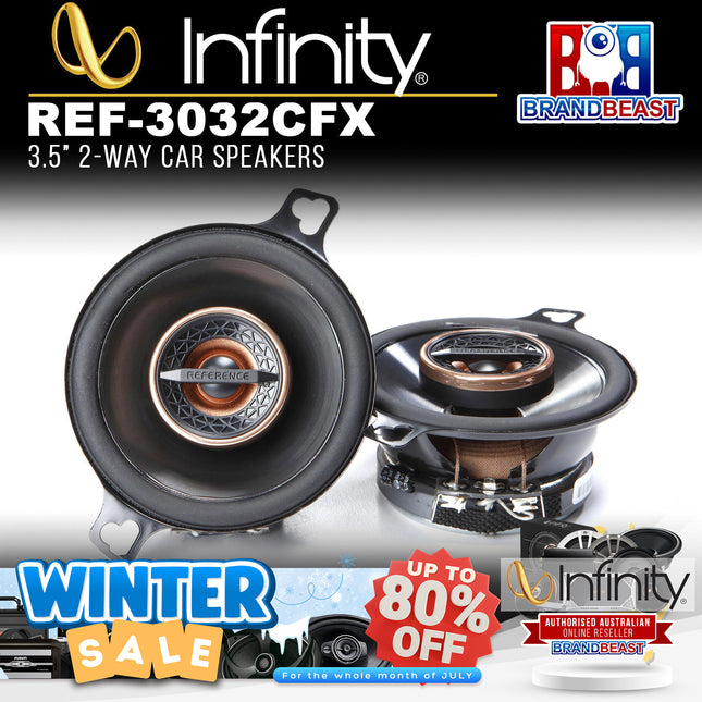 Infinity REF3032CFX REFERENCE 3032CFX 3-1/2" (87mm) 75W Coaxial Car Speaker