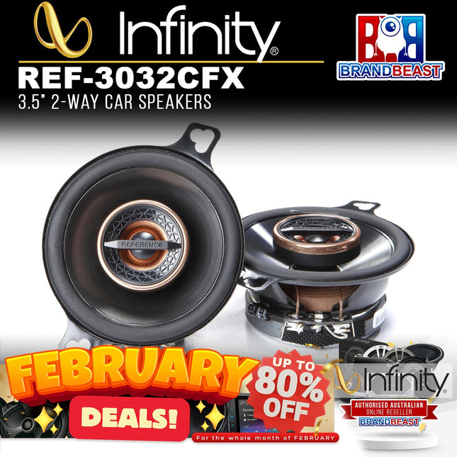 Infinity REF3032CFX REFERENCE 3032CFX 3-1/2" (87mm) 75W Coaxial Car Speaker