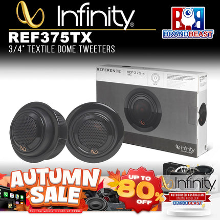 Infinity REF375TX REFERENCE 3/4" (19mm) 135W Tweeter Component Speaker