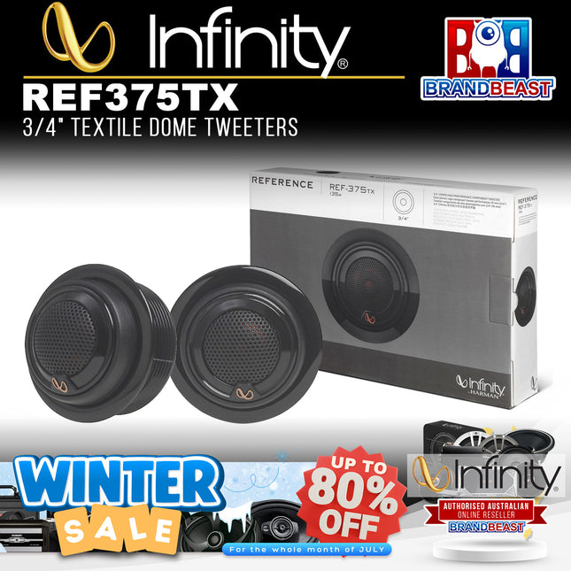 Infinity REF375TX REFERENCE 3/4" (19mm) 135W Tweeter Component Speaker
