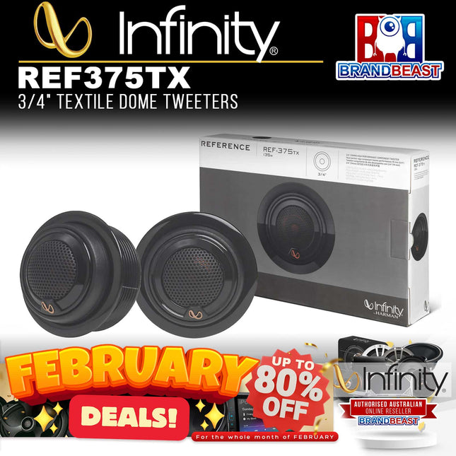 Infinity REF375TX REFERENCE 3/4" (19mm) 135W Tweeter Component Speaker