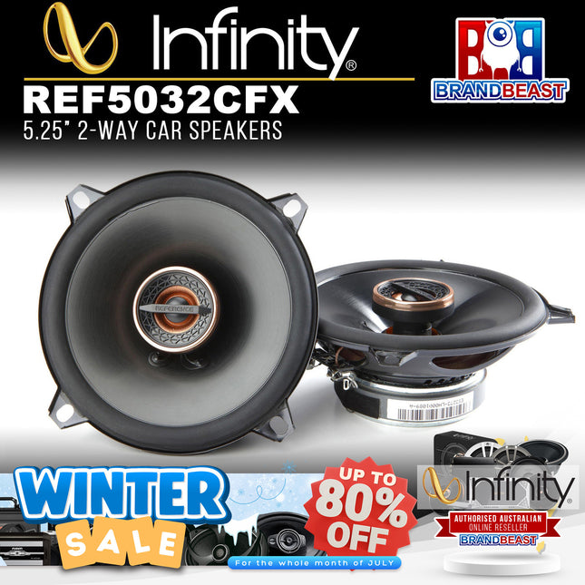 Infinity REF5032CFX REFERENCE 5-1/4" (130mm) 135W Coaxial Car Speaker