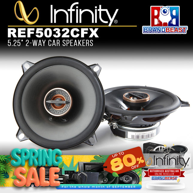Infinity REF5032CFX REFERENCE 5-1/4" (130mm) 135W Coaxial Car Speaker