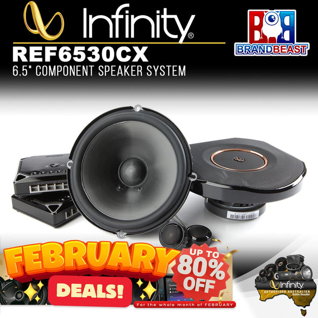 Infinity REF6530CX REFERENCE 6-1/2" (160mm) 270W Component Speaker System