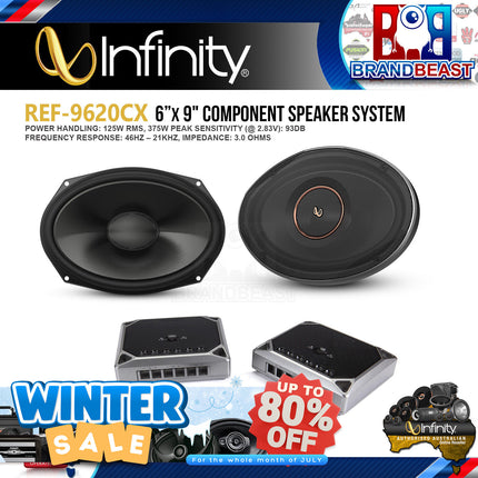 Infinity REF9620cx 6"x9" 375W Component Speaker System