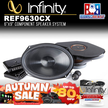 Infinity REF9630CX REFERENCE 6" x 9" 375W Component Speaker System