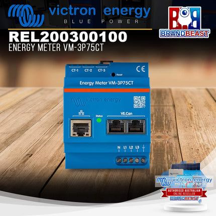 Victron Energy REL200300100 Energy Meter EM24 3 Phase Max 65A/Phase Ethernet