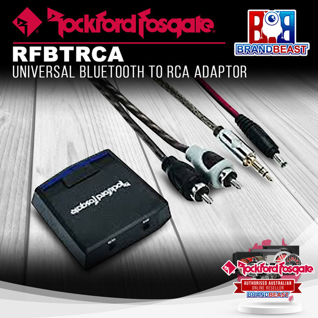 Rockford Fosgate RFBTRCA Universal Bluetooth to RCA Adaptor