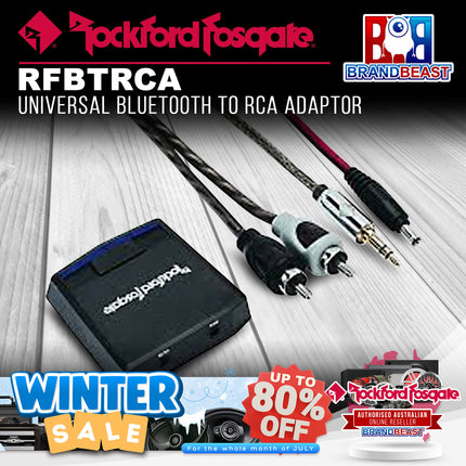 Rockford Fosgate RFBTRCA Universal Bluetooth to RCA Adaptor