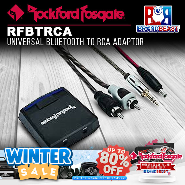 Rockford Fosgate RFBTRCA Universal Bluetooth to RCA Adaptor