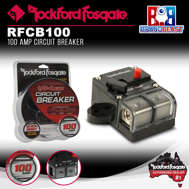 Rockford Fosgate RFCB100 100 Amp Circuit Breaker