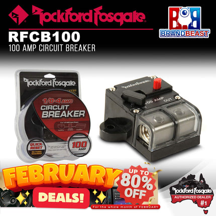 Rockford Fosgate RFCB100 100 Amp Circuit Breaker