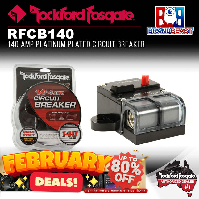 Rockford Fosgate RFCB140 140 Amp Circuit Breaker