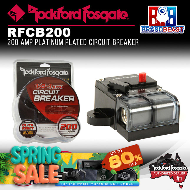 Rockford Fosgate RFCB200 200 Amp Circuit Breaker