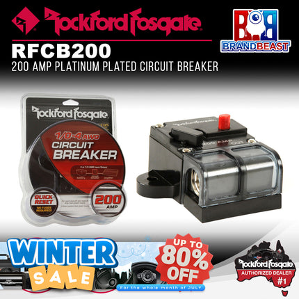 Rockford Fosgate RFCB200 200 Amp Circuit Breaker